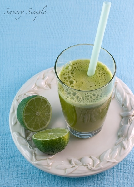 Basil Apple Lime Juice