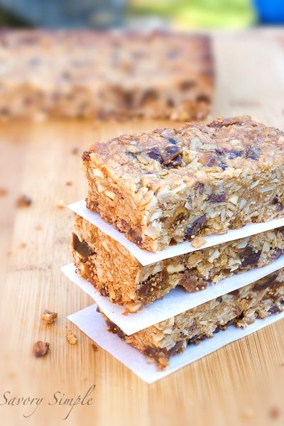 Gluten-Free Vegan Granola Bars ~ Savory Simple