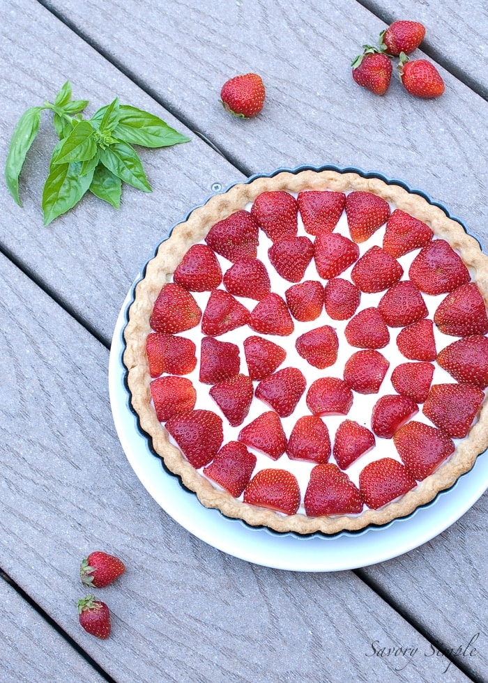 Strawberry Tart ~ Savory Simple Strawberry Tart ~ Savory Simple