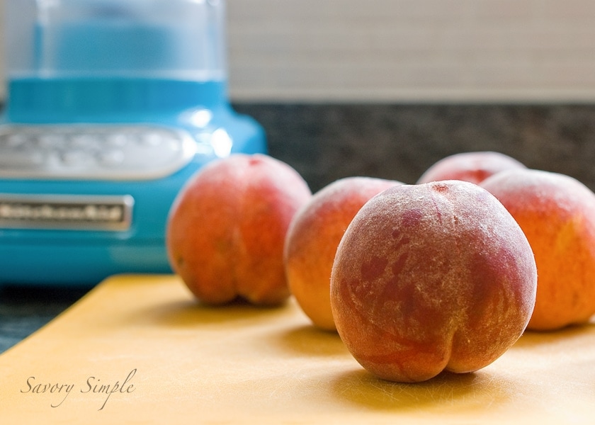 Peach Gazpacho & a KitchenAid Review Peach Gazpacho & a KitchenAid Review