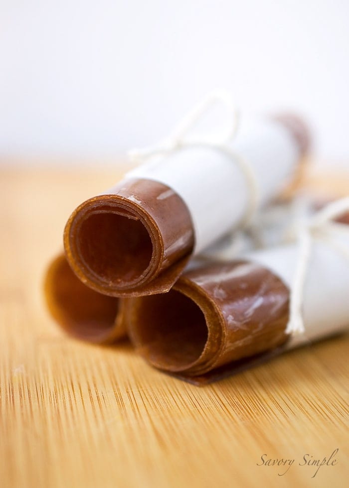 Cinnamon Apple Fruit Leather ~ Savory Simple Cinnamon Apple Fruit Leather ~ Savory Simple