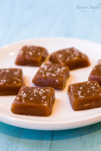 Smoked Sea Salt Caramels ~ Savory Simple