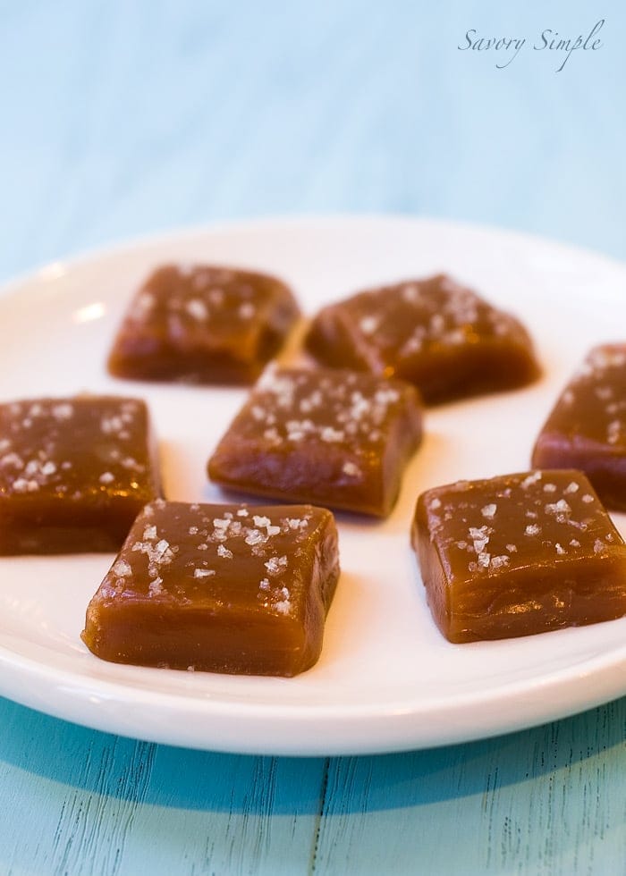Smoked Sea Salt Caramels ~ Savory Simple