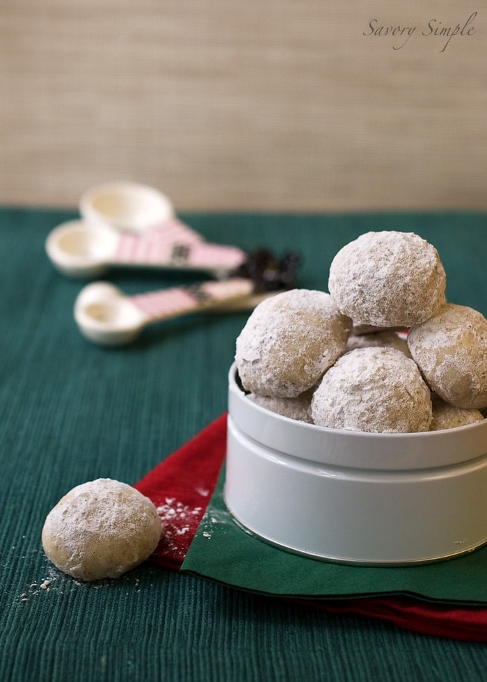 Cardamom Snowdrop Cookies ~ Savory Simple Cardamom Snowdrop Cookies ~ Savory Simple