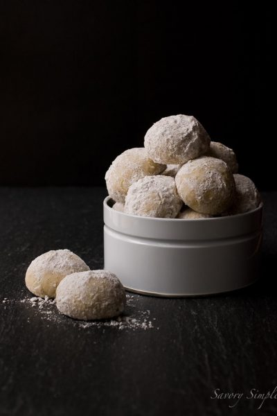 Cardamom Snowdrop Cookies