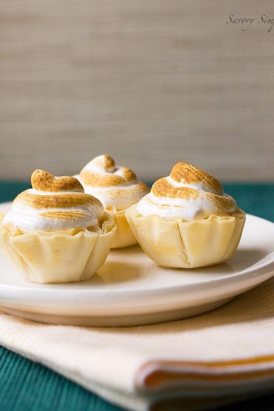 Orange Meringue Tarts with Grand Marnier ~ Savory Simple
