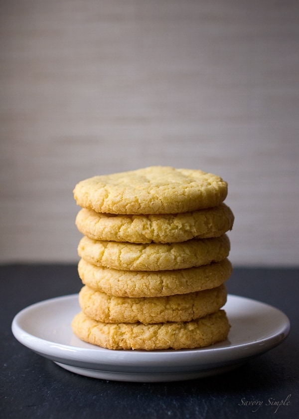 Momofuku Milk Bar Corn Cookies - @SavorySimple