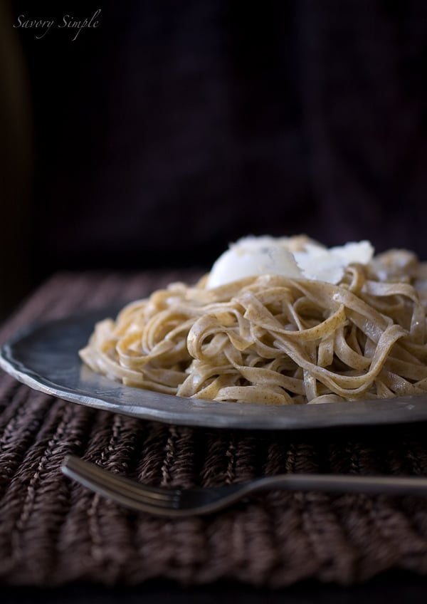 Whole Wheat Linguini ~ @Savory Simple #recipe