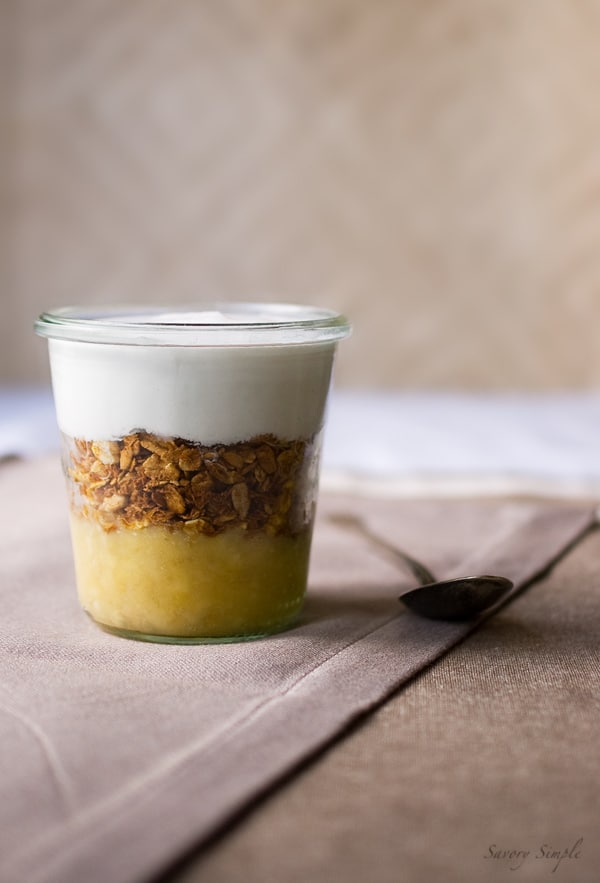 Banana Coconut Parfait ~ Savory Simple ~ www.savorysimple.net