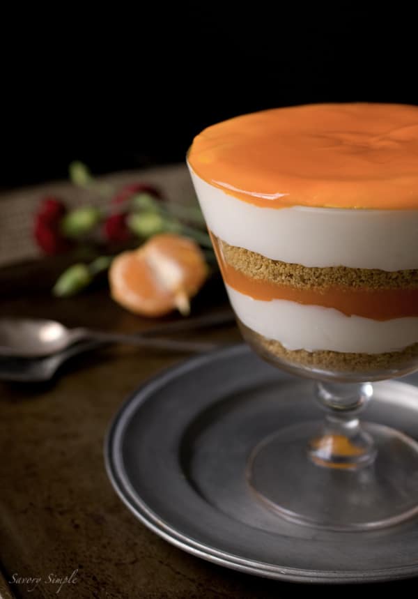 Clementine Curd Cheesecake Parfait ~ www.savorysimple.net ~ Savory Simple