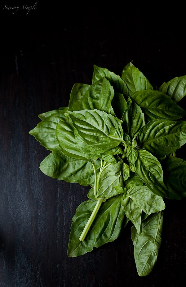 Basil Peppercorn Vinaigrette ~ Savory Simple ~ www.savorysimple.net Basil Peppercorn Vinaigrette ~ Savory Simple ~ www.savorysimple.net