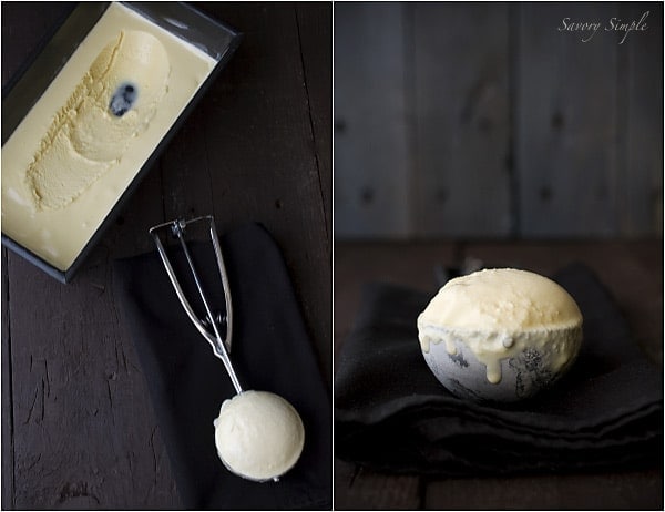 Malted Condensed Milk Ice Cream ~ Savory Simple Malted Condensed Milk Ice Cream ~ Savory Simple