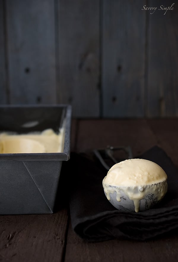 Malted Condensed Milk Ice Cream ~ Savory Simple Malted Condensed Milk Ice Cream ~ Savory Simple