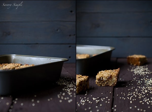 Quinoa Energy Bars ~ Savory Simple ~ www.savorysimple.net