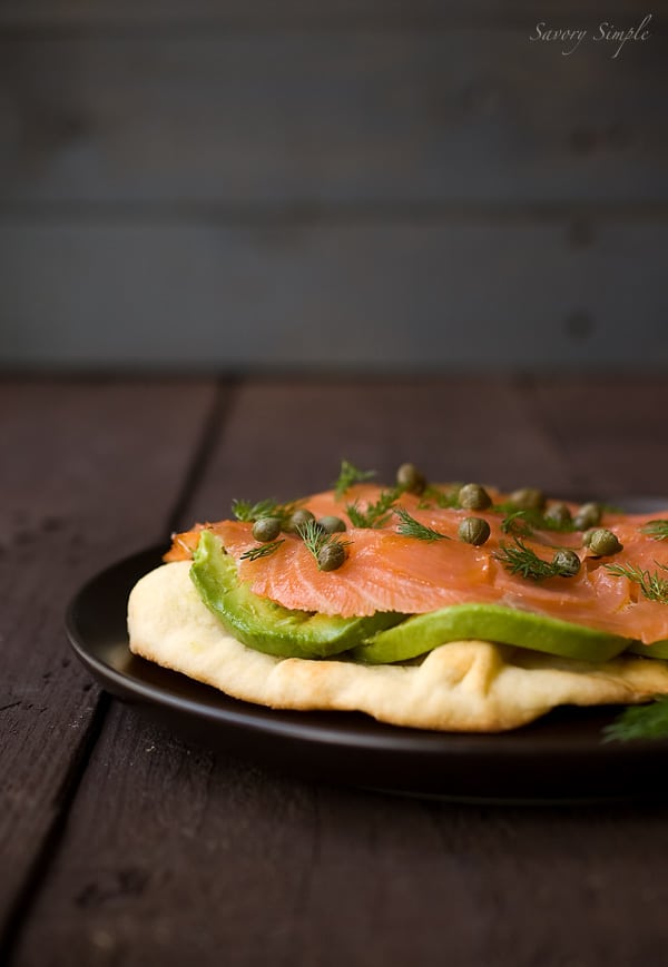 Smoked Salmon and Avocado Tartine ~ Savory Simple ~ www.savorysimple.net Smoked Salmon and Avocado Tartine ~ Savory Simple ~ www.savorysimple.net