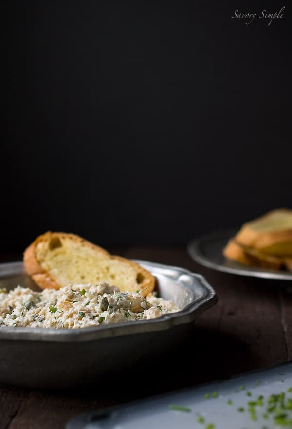 Smoked Trout Dip ~ Savory Simple ~ www.savorysimple.net