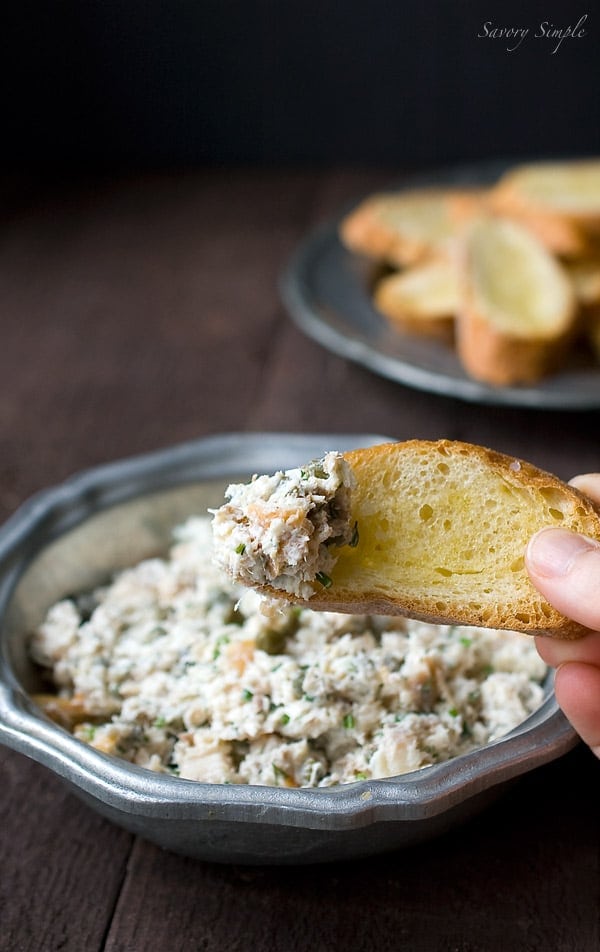 Smoked Trout Dip ~ Savory Simple ~ www.savorysimple.net