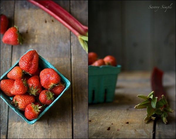 Strawberry Rhubarb Ice Cream & Sorbet ~ Savory Simple Strawberry Rhubarb Ice Cream & Sorbet ~ Savory Simple