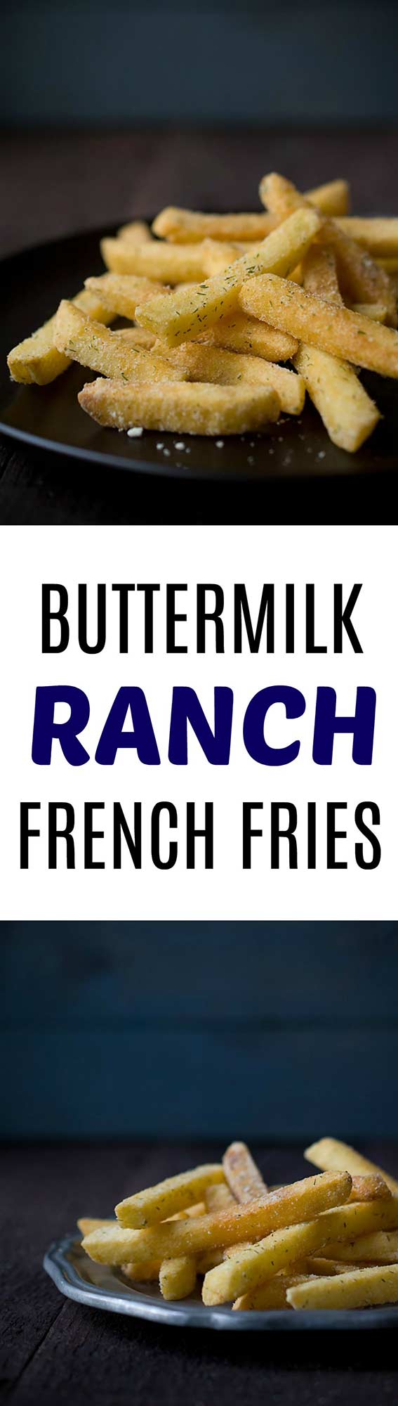 These buttermilk ranch french fries are a tasty side dish! If you love Cool Ranch Doritos, you NEED THEESE!