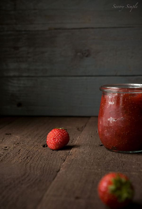 Spicy Strawberry Jam Recipe ~ Savory Simple Spicy Strawberry Jam Recipe ~ Savory Simple
