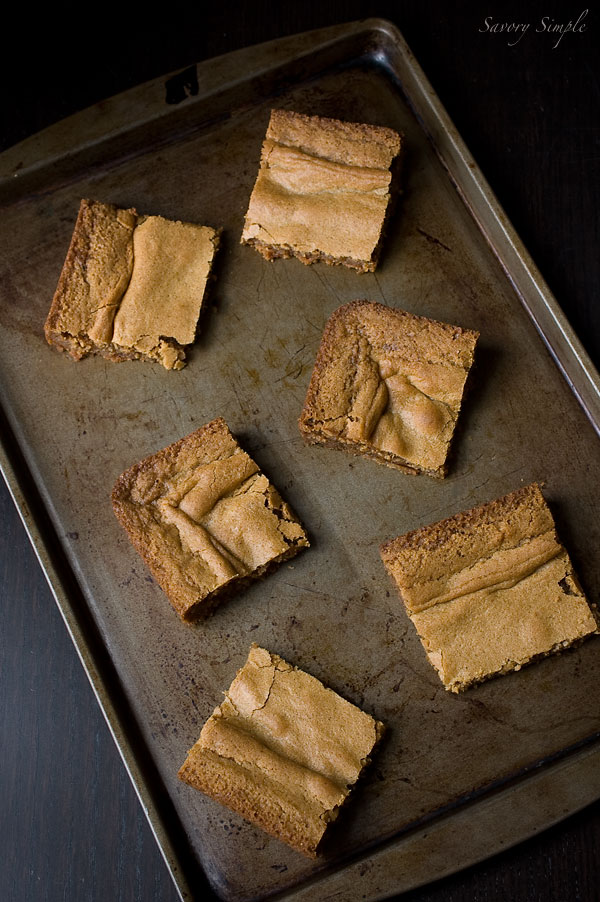 Brown Butter Vanilla Bean Blondies ~ Bar Desserts ~ Savory Simple Brown Butter Vanilla Bean Blondies ~ Bar Desserts ~ Savory Simple