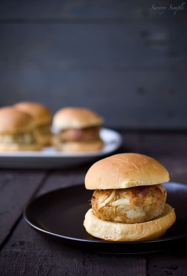 Jumbo Lump Crab Cake Sliders - Savory Simple Jumbo Lump Crab Cake Sliders - Savory Simple