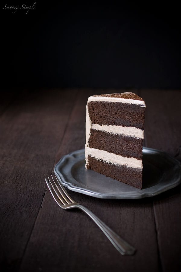 Chocolate Espresso Layer Cake - Savory Simple Chocolate Espresso Layer Cake - Savory Simple