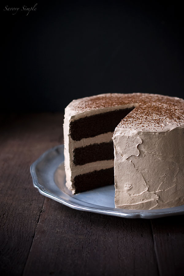 Chocolate Espresso Layer Cake - Savory Simple Chocolate Espresso Layer Cake - Savory Simple