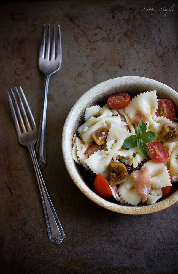 Pasta Salad with Figs and Prosciutto - Savory Simple