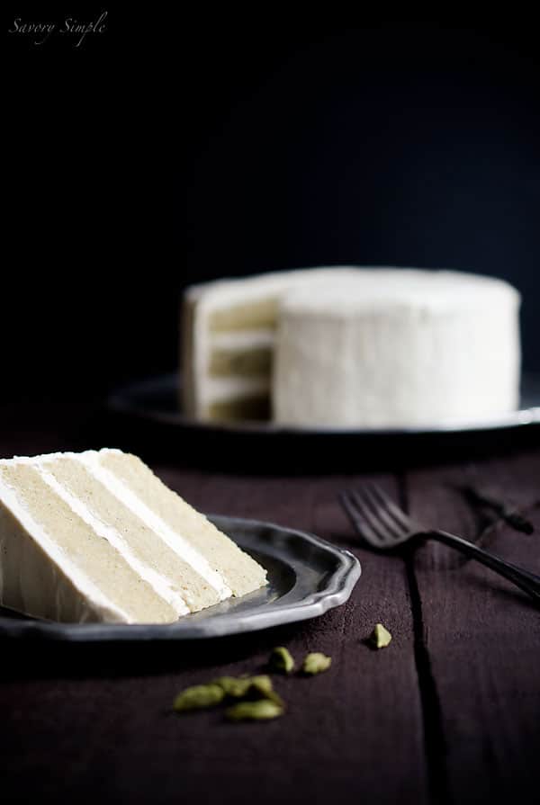 Cardamom Vanilla Bean Layer Cake - Savory Simple Cardamom Vanilla Bean Layer Cake - Savory Simple