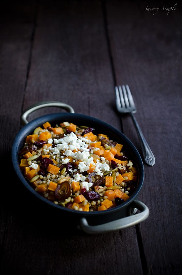 Butternut Squash Cranberry Sorghum Salad - Savory Simple Butternut Squash Cranberry Sorghum Salad - Savory Simple