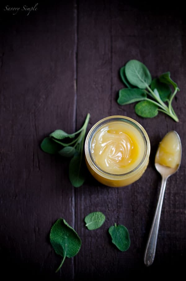 Savory Simple - Lemon Sage Curd #Recipe Savory Simple - Lemon Sage Curd #Recipe
