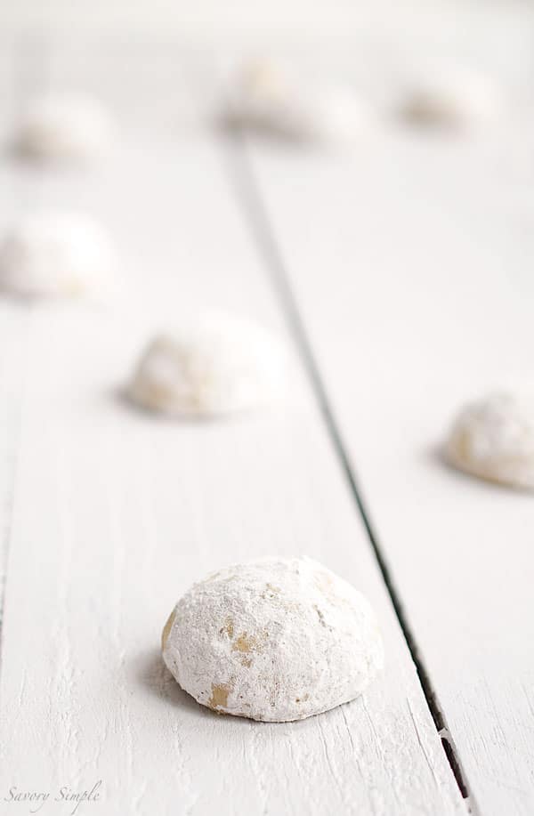 Chai Spiced Pistachio Snowdrop Cookies will add an exotic twist to your holiday parties! Chai Spiced Pistachio Snowdrop Cookies will add an exotic twist to your holiday parties!