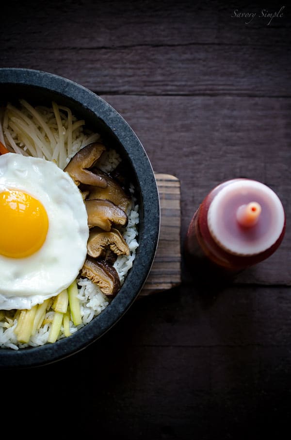A delicious, easy recipe for making Korean dolsot bibimbap at home! A delicious, easy recipe for making Korean dolsot bibimbap at home!