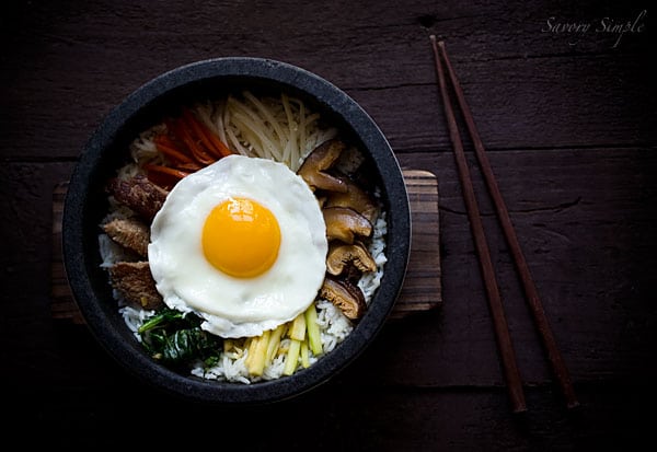 A delicious, easy recipe for making Korean dolsot bibimbap at home! A delicious, easy recipe for making Korean dolsot bibimbap at home!