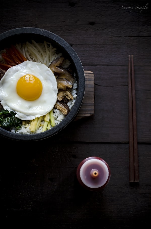 A delicious, easy recipe for making Korean dolsot bibimbap at home! A delicious, easy recipe for making Korean dolsot bibimbap at home!