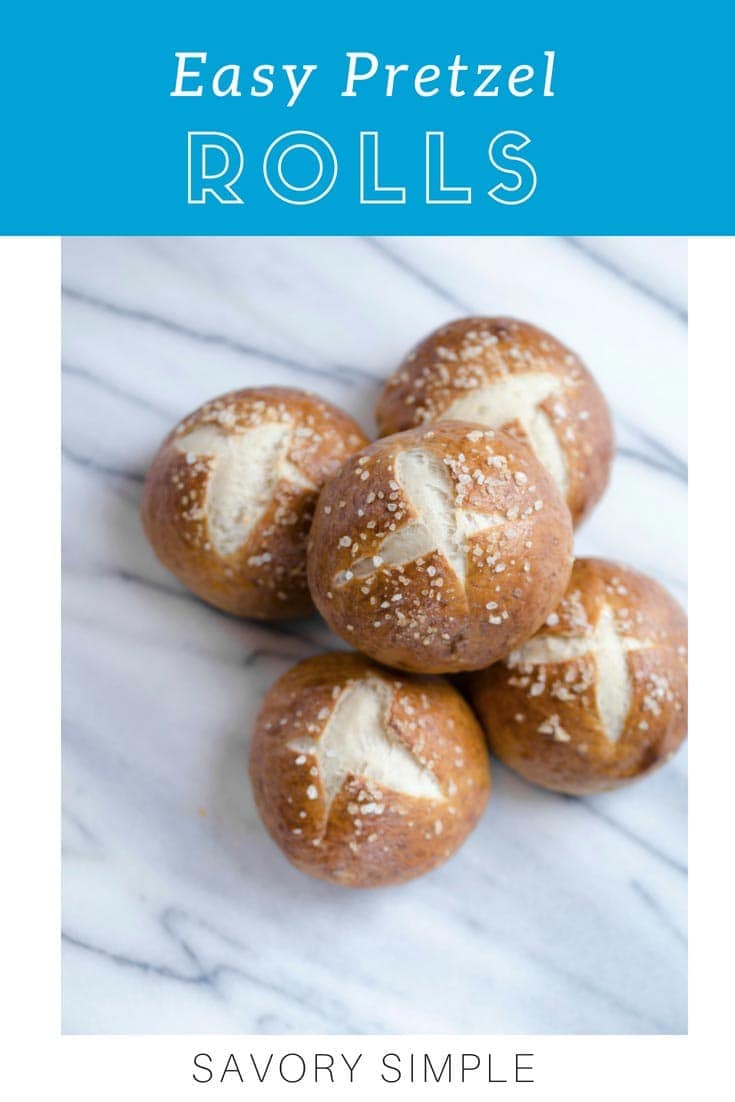 Want to learn how to make pretzel buns? This chewy, flavorful pretzel bun recipe will wow your friends and family. Serve these pretzel rolls alongside your next dinner, dip them into soups and stews, or use them as a base for your favorite sandwich!