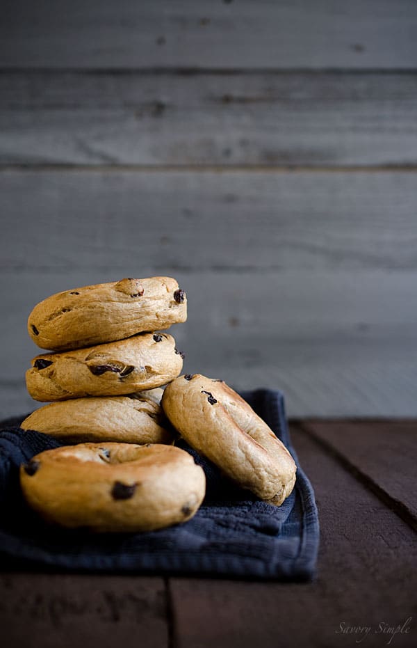 These are the best cinnamon raisin bagels you will ever make at home!