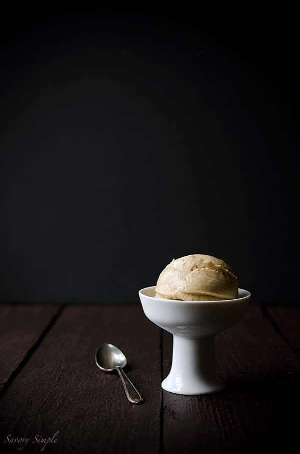 Peanut Butter Banana Ice Cream is a healthy, vegan, sugar free dessert that can be prepared without an ice cream machine!