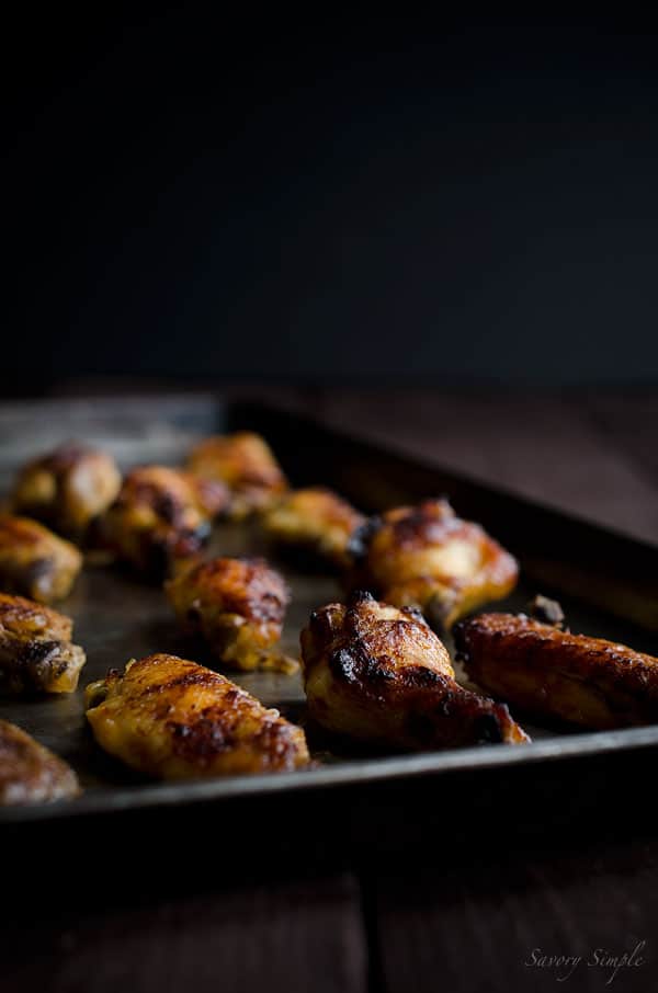 These 5 ingredient Honey Garlic Chicken Wings are perfect for dinner, lunch & parties! They're sticky, sweet and very easy to prepare.