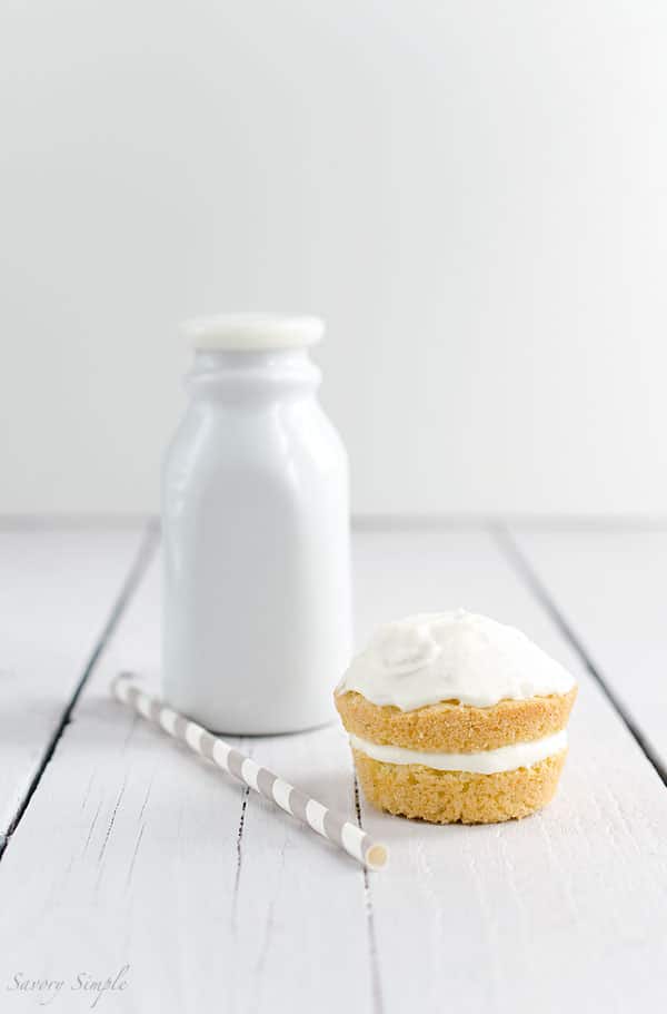 These mini Vanilla Cream Cakes are a soft, dense and perfectly portioned dessert. These mini Vanilla Cream Cakes are a soft, dense and perfectly portioned dessert.