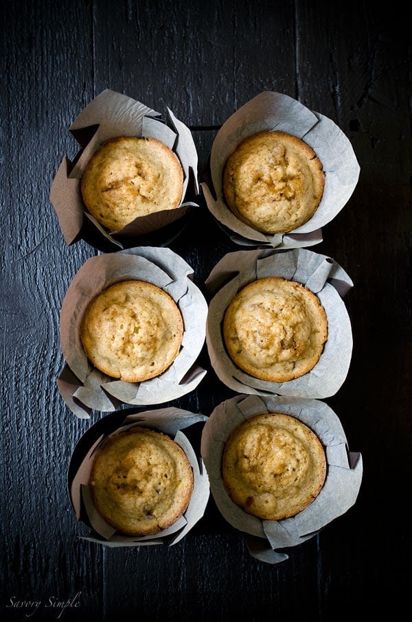 These Brown Butter Nectarine Muffins are incredibly moist and flavorful. They're perfect for Sunday brunch or as a quick snack! 