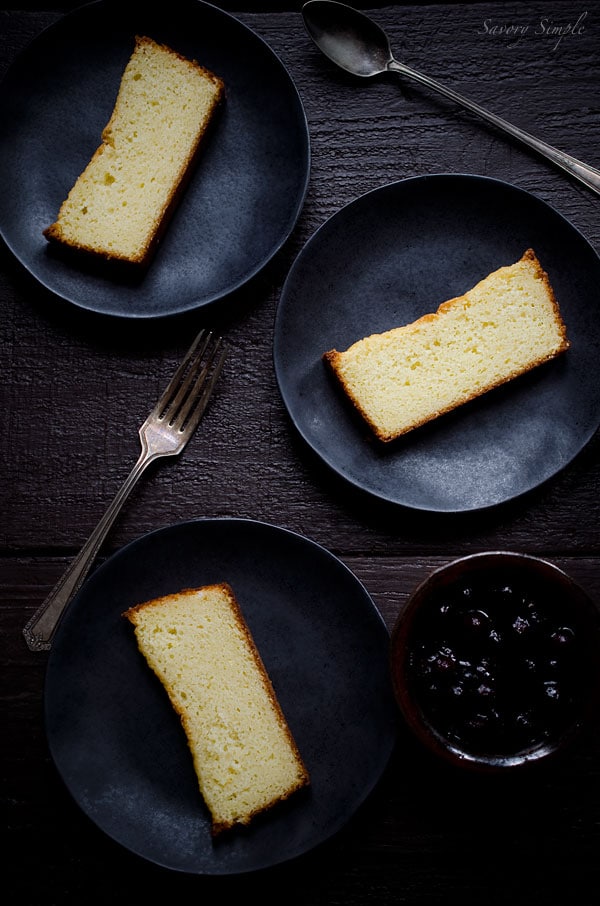 This Fromage Blanc Cake (aka yogurt cake) is similar in taste and consistency to pound cake but much easier to prepare! Berry compote adds a seasonal touch.