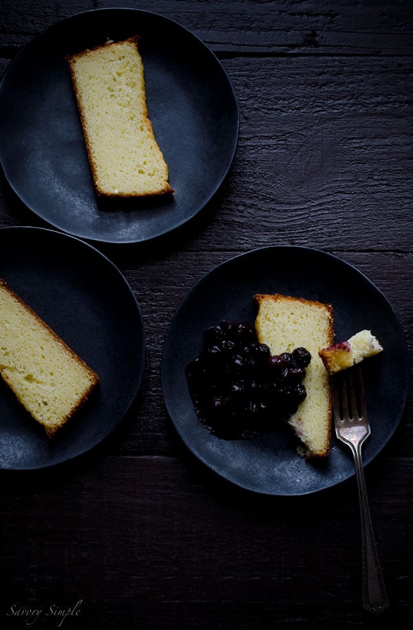This Fromage Blanc Cake (aka yogurt cake) is similar in taste and consistency to pound cake but much easier to prepare! Berry compote adds a seasonal touch.