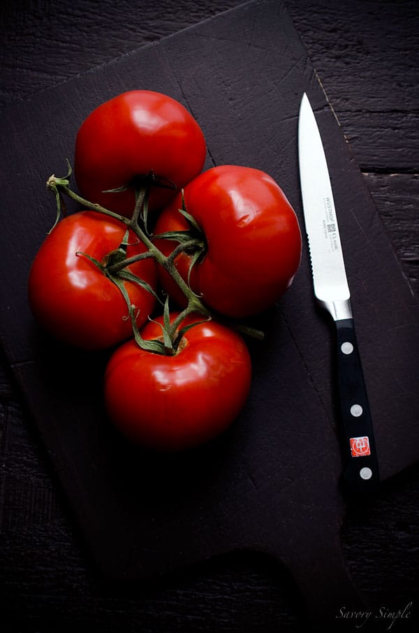 Celebrate summer's bounty with this roasted tomato gazpacho soup recipe.