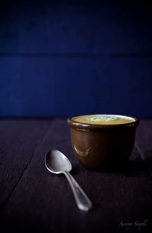 This healthy summer corn soup is incredibly rich without using any butter or cream! It's the best corn soup you'll ever make at home.