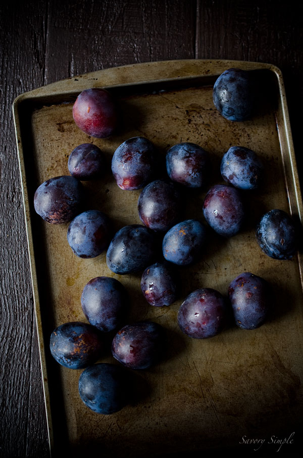 Homemade small batch plum butter has no refined sugar and is easy to prepare at home!