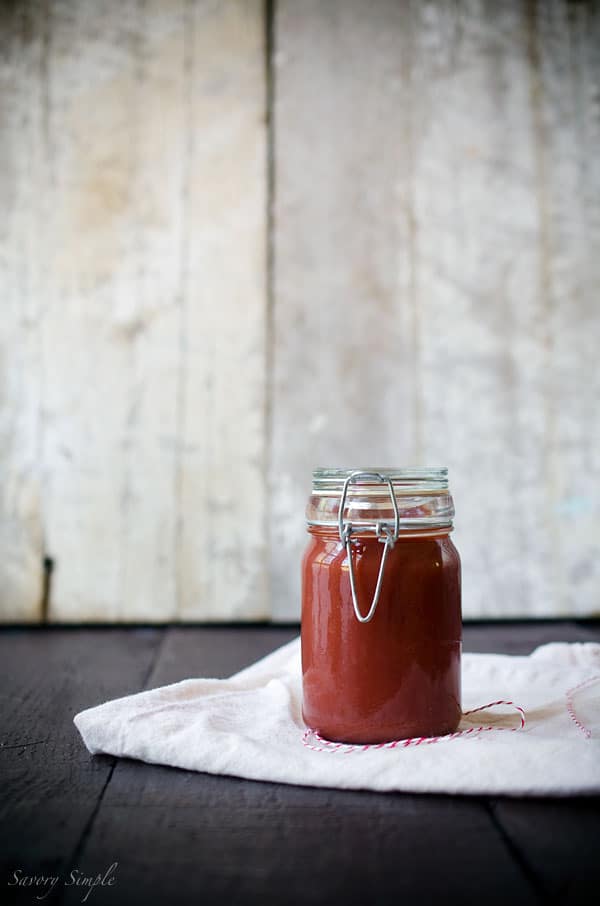 Homemade small batch plum butter has no refined sugar and is easy to prepare at home!