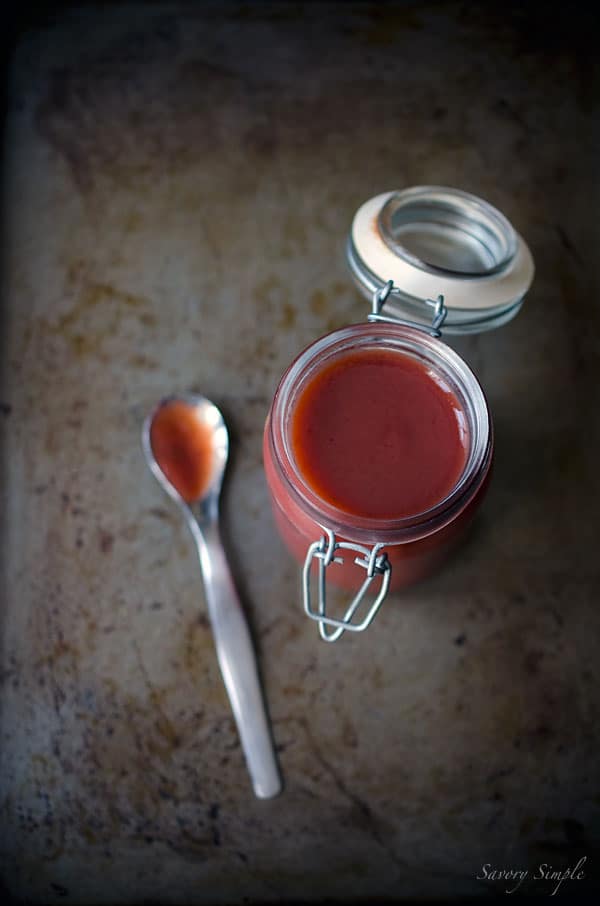 Homemade small batch plum butter has no refined sugar and is easy to prepare at home!