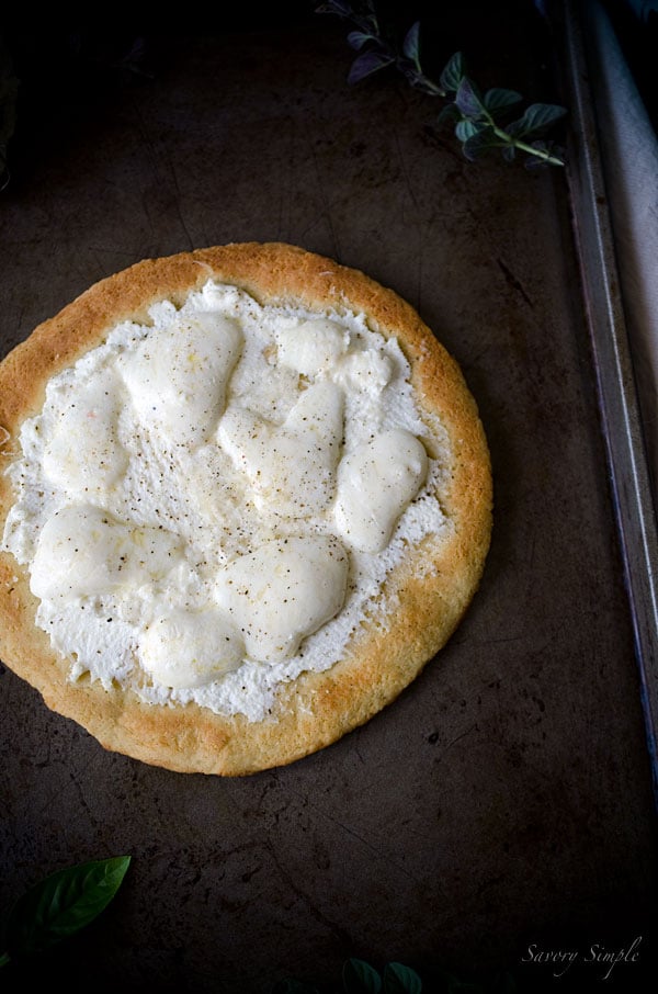 This Gluten-Free Four Cheese White Pizza is completely grain free but you'll never know the difference! Easy and delicious.